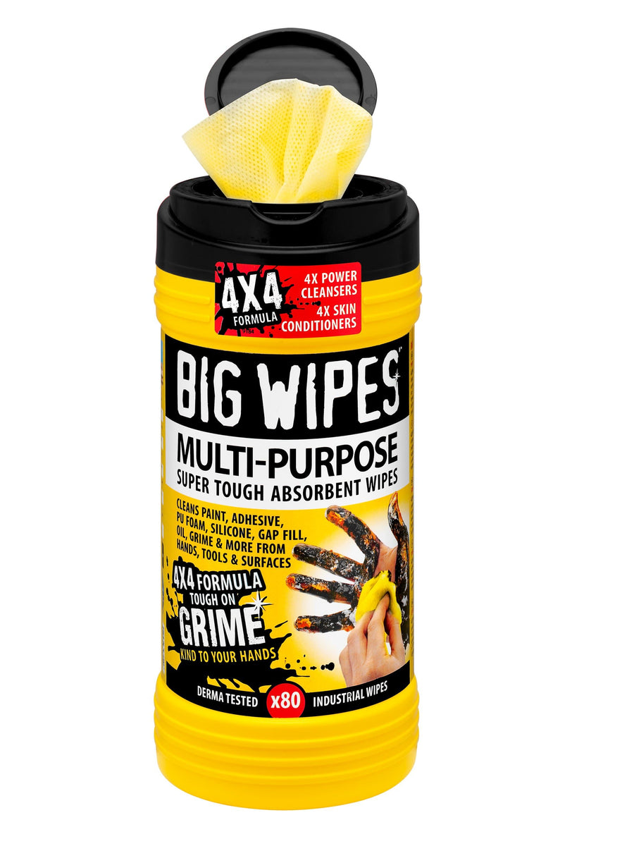 Big Wipes 2427 4 x 4-inch Heavy Duty Cleaning Wipes (Pack of 240