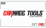 Gift Card $25.00 Carnage Tools Gift Card