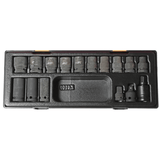 Socket Set 16pc 1/2" Dr. Impact Metric Socket Set (12pt)