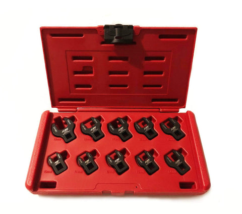 Crowsfoot Wrench Set 10pc 3/8" Open-End Crowsfoot Wrench Set (Metric) JTC-5430