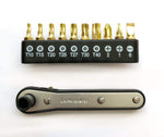 Bit Set 11pc Mini Ratchet and Bit Set JTC-U11MC